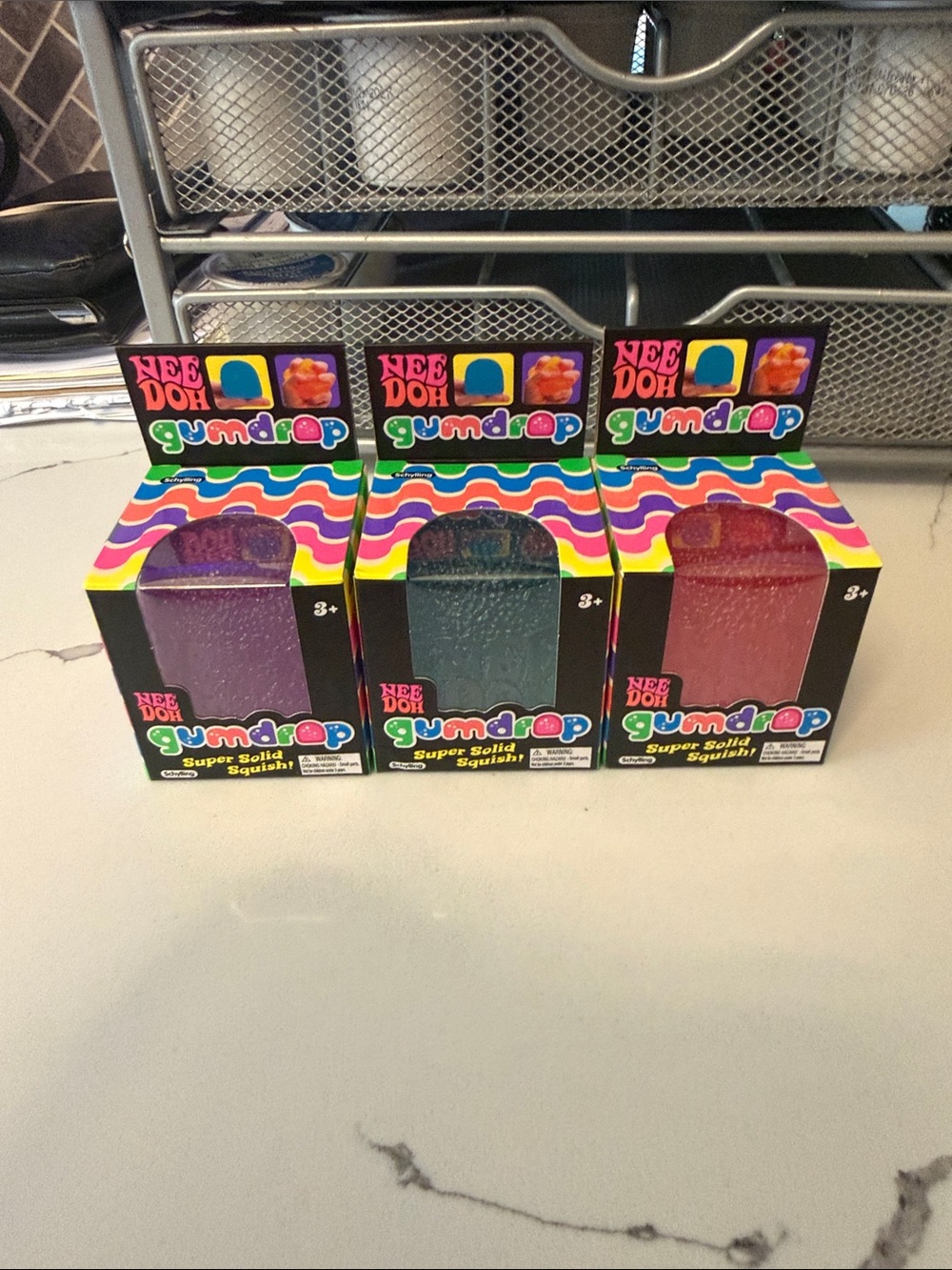 Gumdrop Super Solid Squish - Purple, Teal & Pink